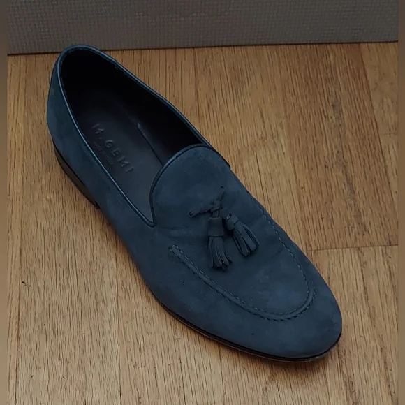 M. Gemi | Shoes | M Gemi Mens Coral Green Nubuck Tassel  display picture 2